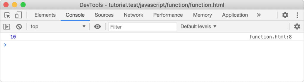 Membuat function di javascript