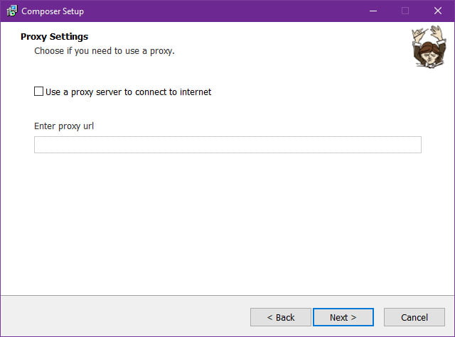 cara install composer step 5