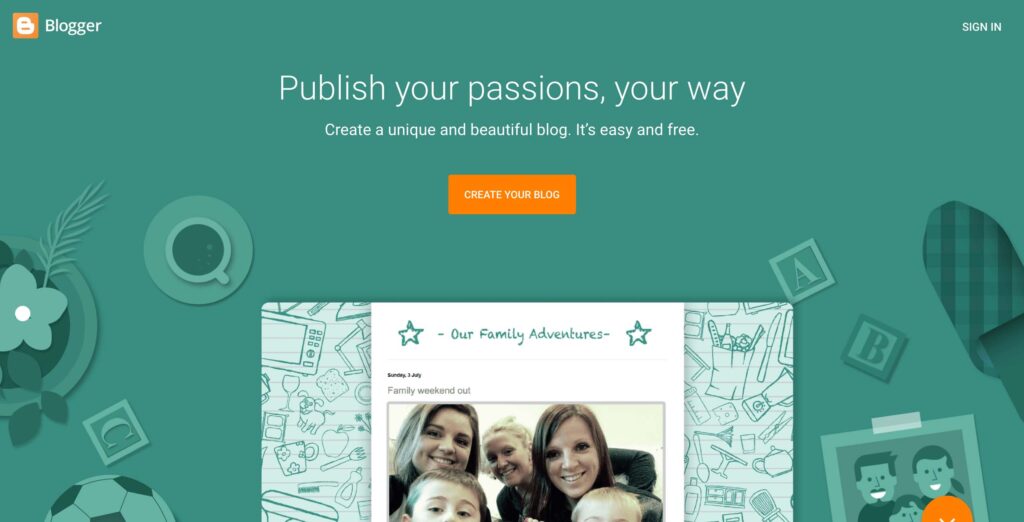 step 1 halaman utama blogger