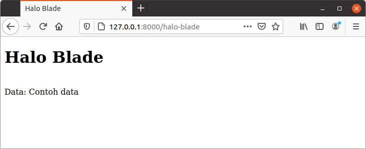 Tutorial Laravel Blade