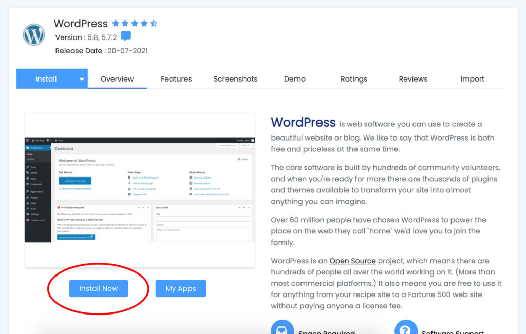 Cara Install WordPress di Cpanel Bagian 4
