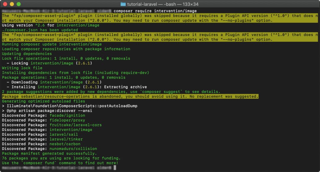 Install Intervention Image Laravel