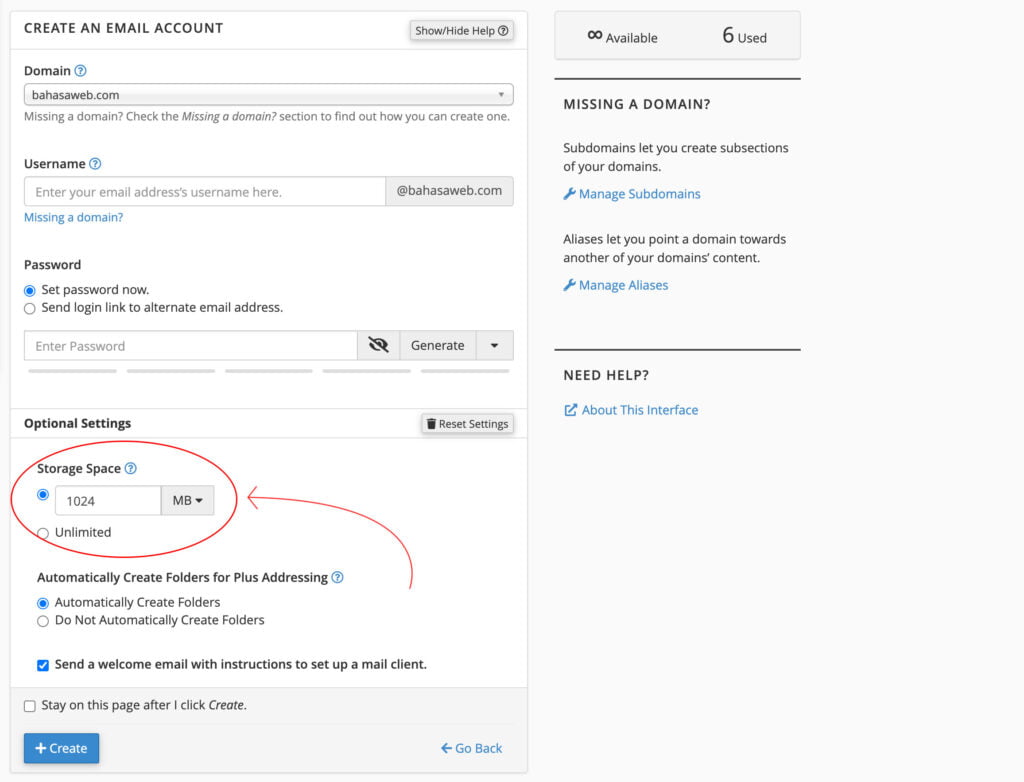 Email Dengan Domain Sendiri